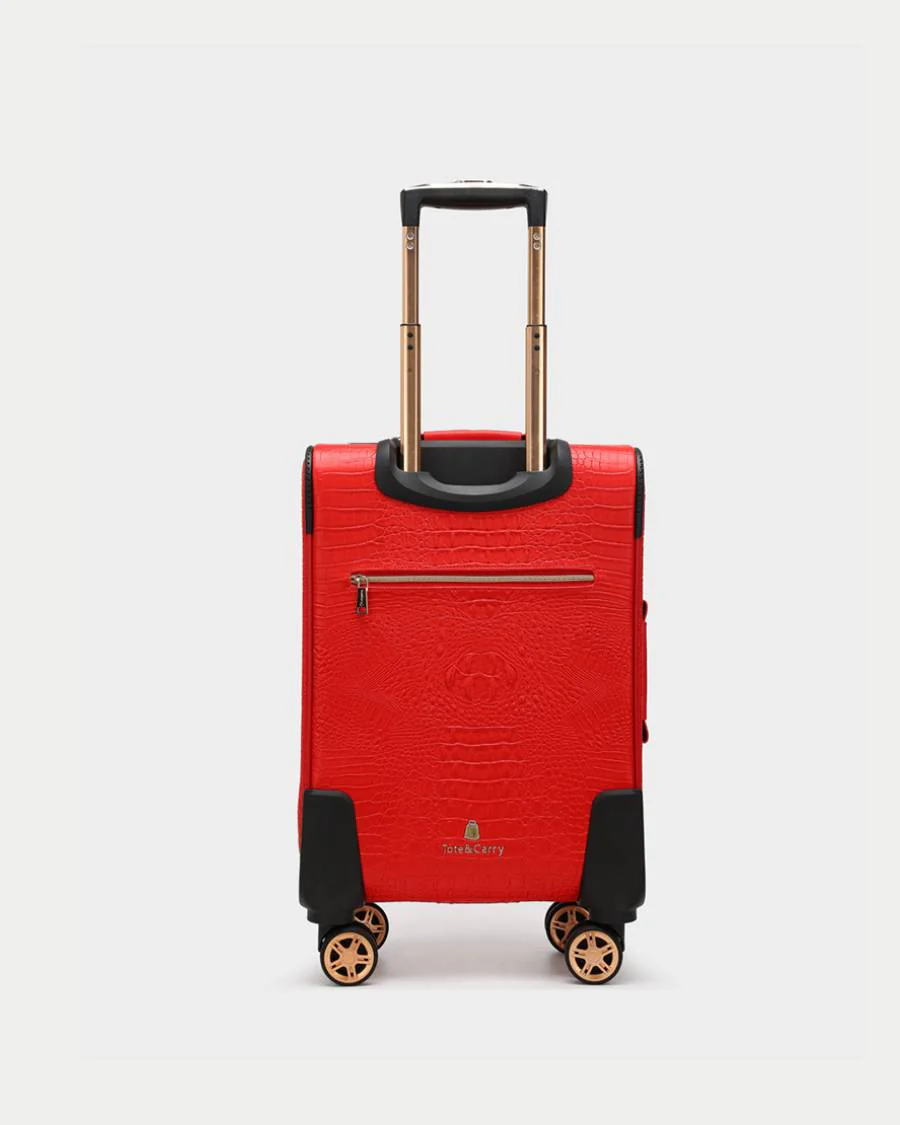 Statement 2-Piece Luggage Set in Red - Image 12