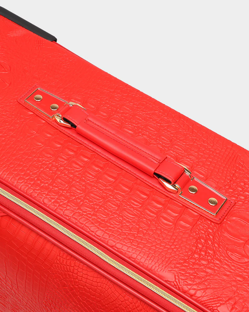Statement 2-Piece Luggage Set in Red - Image 21