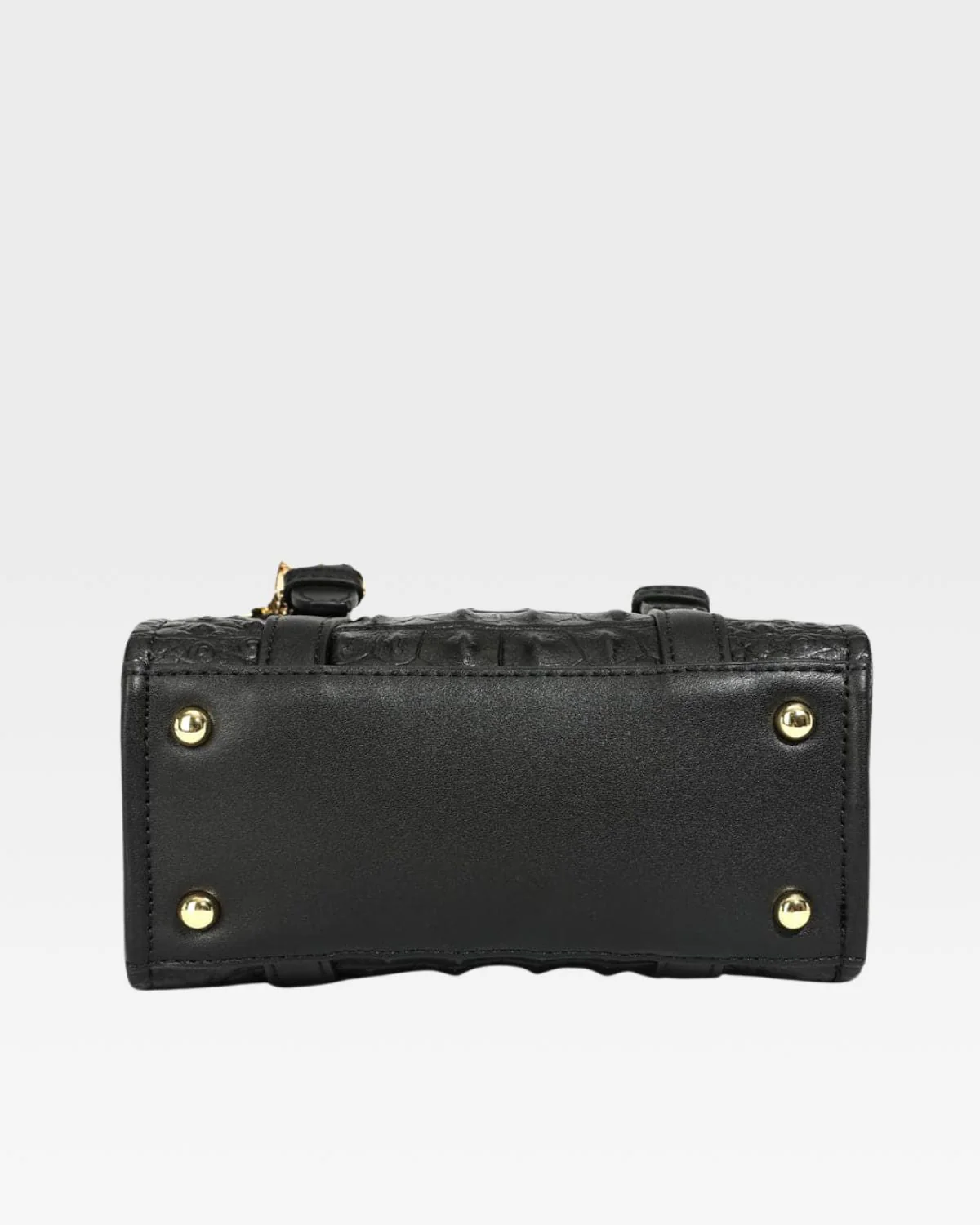 Statement Mini Tote Bag in Black - Image 5