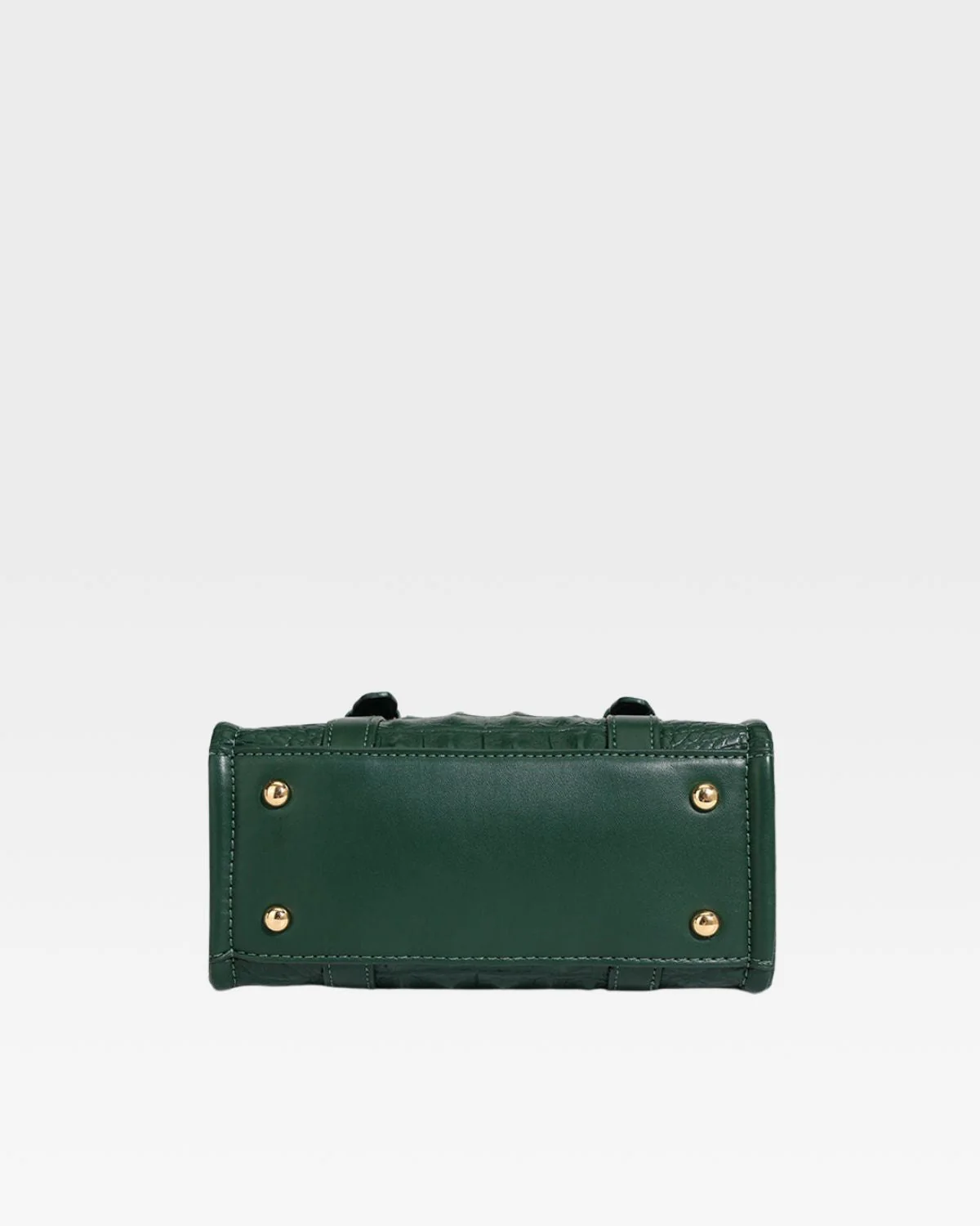Statement Mini Tote Bag in Emerald Green - Image 5