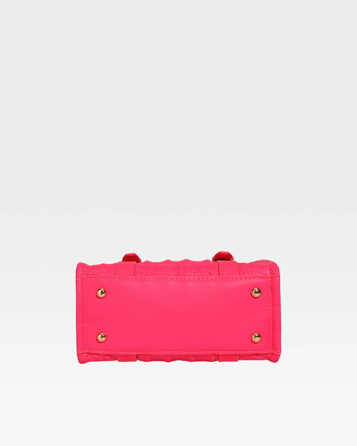 Statement Mini Tote Bag in Neon Pink - Image 5