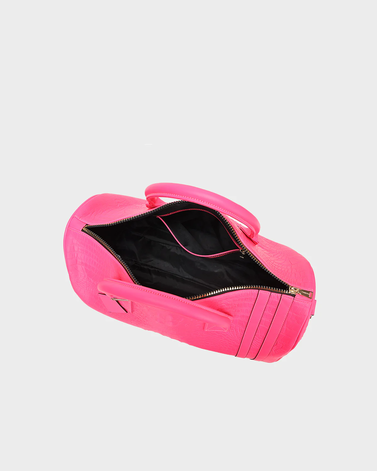 Statement Weekender Duffle Bag in Neon Pink - Image 5