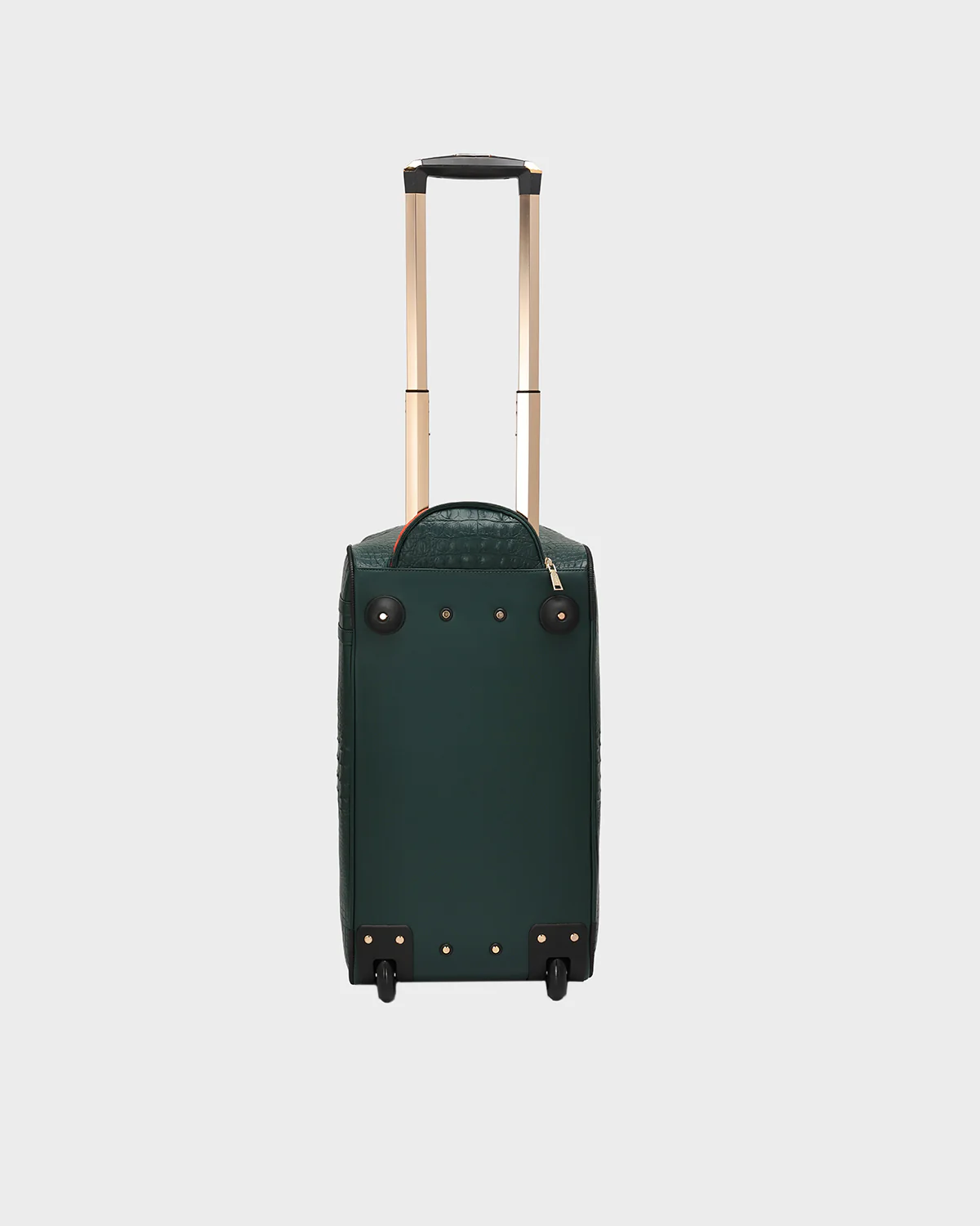 Statement Traveler Rolling Duffle in Emerald Green - Image 4