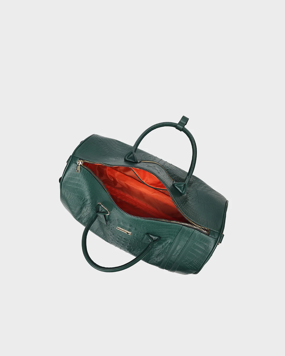 Statement Traveler Rolling Duffle in Emerald Green - Image 7