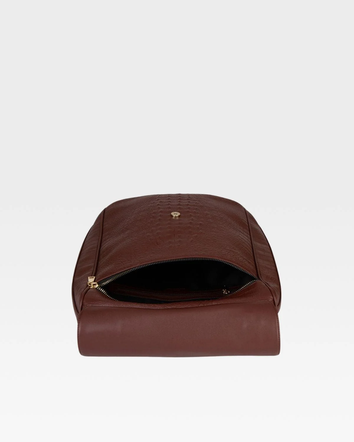 Statement Weekender Backpack in Brown - Image 4