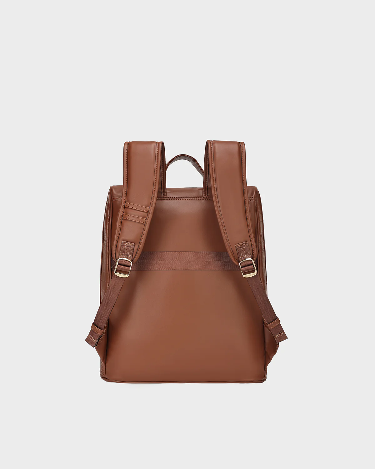 Statement Weekender Backpack in Caramel - Image 4