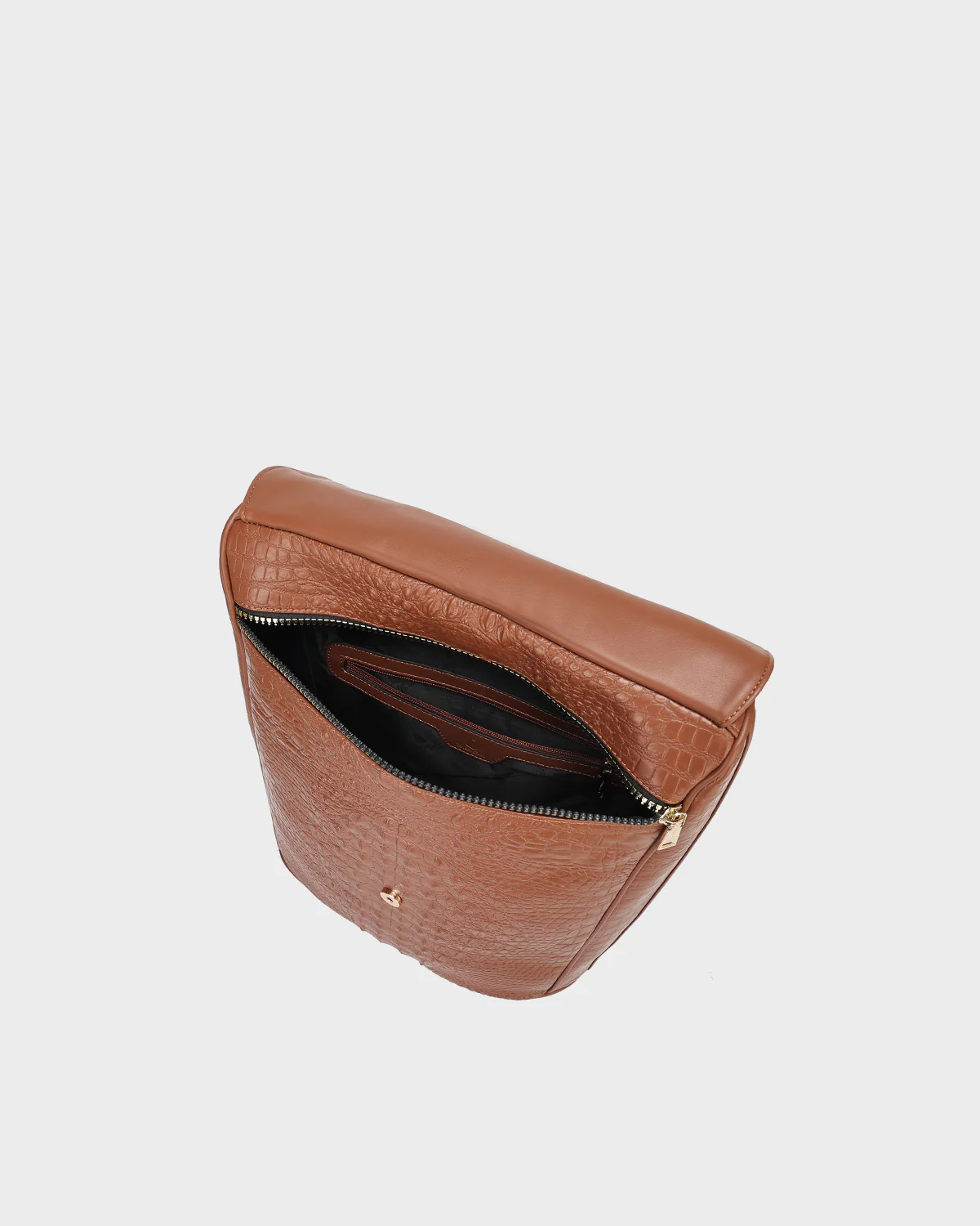 Statement Weekender Backpack in Caramel - Image 6