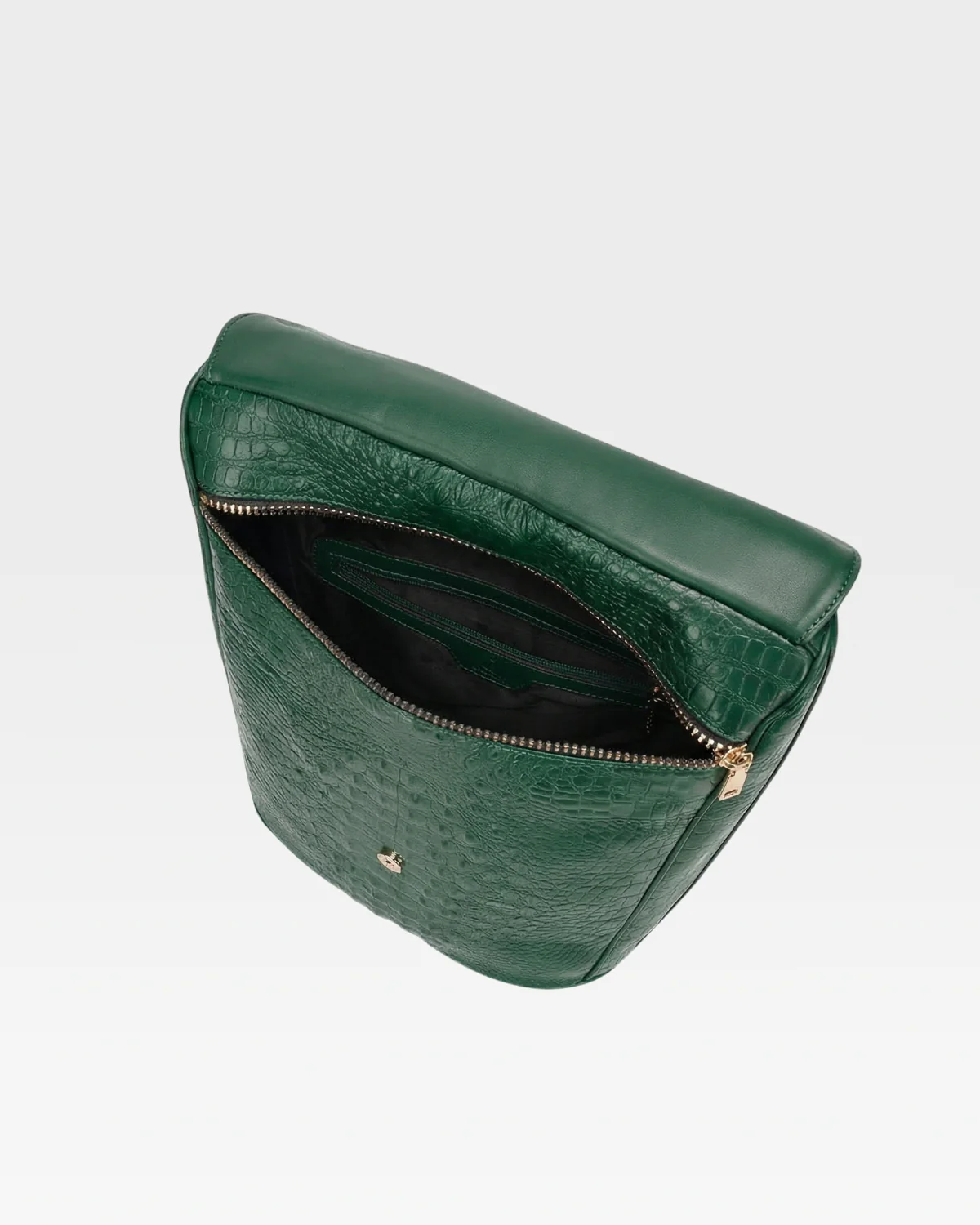 Statement Weekender Backpack in Emerald Green - Image 3