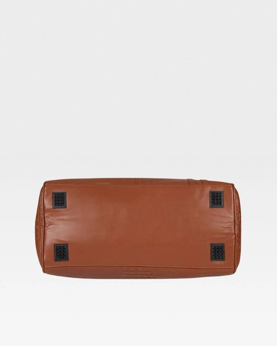 Statement Weekender Travel Set in Caramel - Image 12