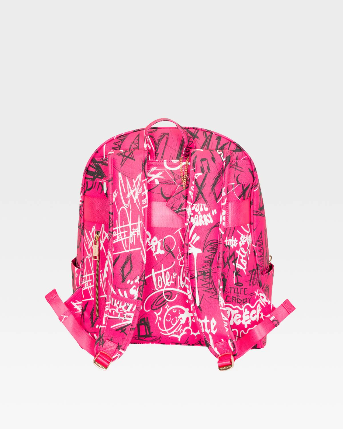 Street Traveler Backpack in Neon Pink - Image 4