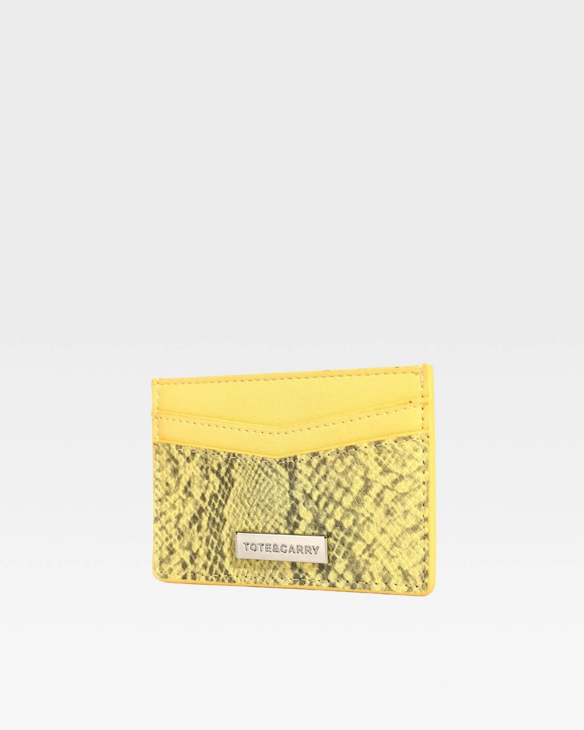 Exotic Card Holder Wallet in Yellow - Image 3
