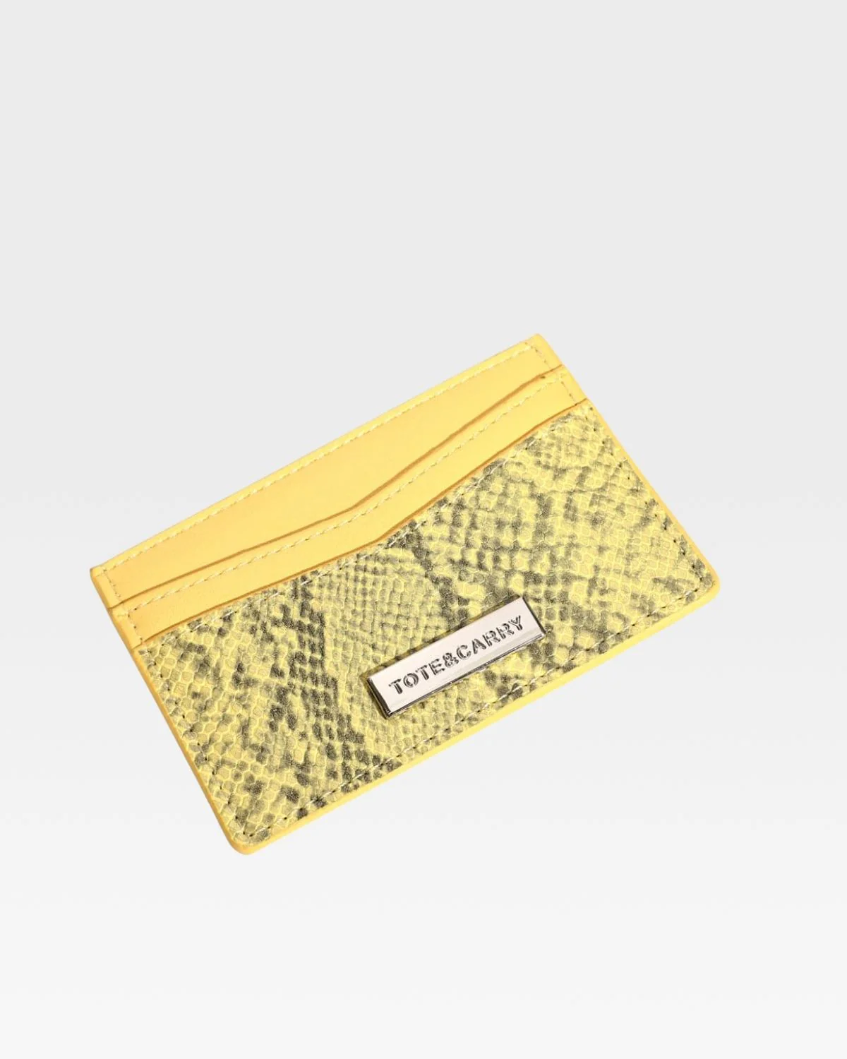 Exotic Card Holder Wallet in Yellow - Image 5